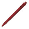Detectable HD Retractable Pen NO Clip - Standard Blue Ink (Pack of 50) - Red