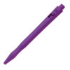 Detectable HD Retractable Pen NO Clip - Standard Blue Ink (Pack of 50) - Purple