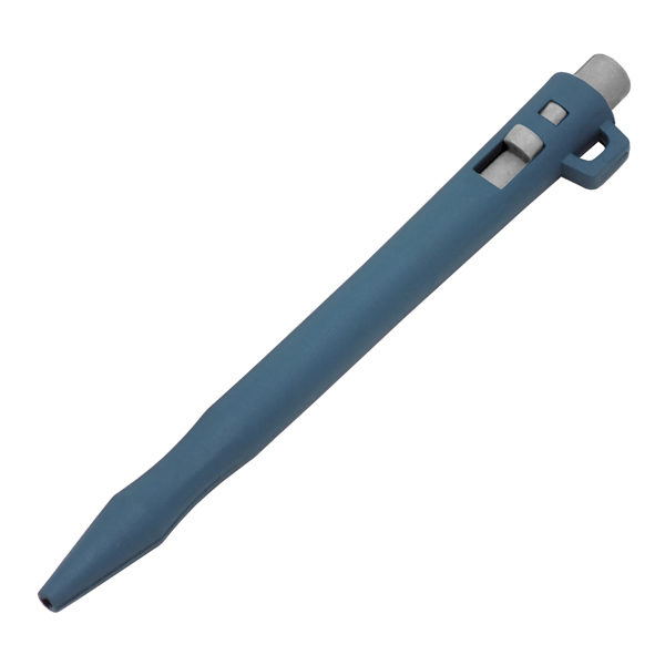Detectable HD Retractable Pen Lanyard Attachment - Gel Blue Ink (Pack of 50)