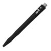 Detectable HD Retractable Pen NO Clip - Gel Black Ink (Pack of 50) - Black