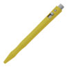 Detectable HD Retractable Pen NO Clip - Gel Blue Ink (Pack of 50) - Yellow