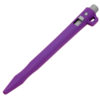 Detectable HD Retractable Pen Lanyard Attachment - Gel Blue Ink (Pack of 50) - Purple