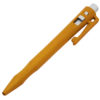 Detectable HD Retractable Pen with Clip - Gel Black Ink (Pack of 50) - Orange