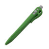 Detectable Elephant Retractable Pen with Clip - Gel Blue Ink (Pack of 50) - Green