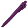 Detectable Elephant Retractable Pen with Clip - Standard Blue Ink (Pack of 50) - Purple
