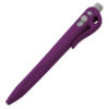 Detectable Elephant Retractable Pen with Clip - Gel Blue Ink (Pack of 50) - Purple