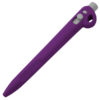 Detectable Elephant Retractable Pen Lanyard Attachment - Gel Black Ink (Pack of 50) - Purple