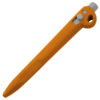 Detectable Elephant Retractable Pen Lanyard Attachment - Gel Black Ink (Pack of 50) - Orange