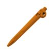 Detectable Elephant Retractable Pen Lanyard Attachment - Standard Black Ink (Pack of 50) - Orange