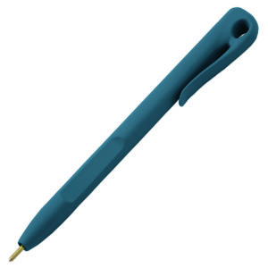 Detectable One Piece Elephant Stick Pen with Clip - Standard Blue Ink (Pack of 50)