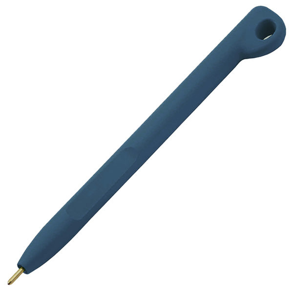 Detectable One Piece Elephant Stick Pen Lanyard Attachment - Standard Blue Ink (Pack of 50)