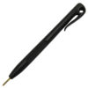 Detectable One Piece Elephant Stick Pen with Clip - Standard Black Ink (Pack of 50) - Black