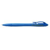 Detectable Economy Retractable Pen with Clip - Blue Housing (Pack of 50) - Blue Ink