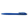 Detectable Economy Retractable Pen with Clip - Blue Housing (Pack of 50) - Black Ink