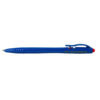 Detectable Economy Retractable Pen with Clip - Blue Housing (Pack of 50) - Red Ink