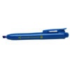 Detectable Retractable Whiteboard Marker - Chisel Tip (Pack of 10) - Blue Ink