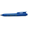 Detectable Retractable Permanent Marker - Bullet Tip (Pack of 10) - Blue Ink