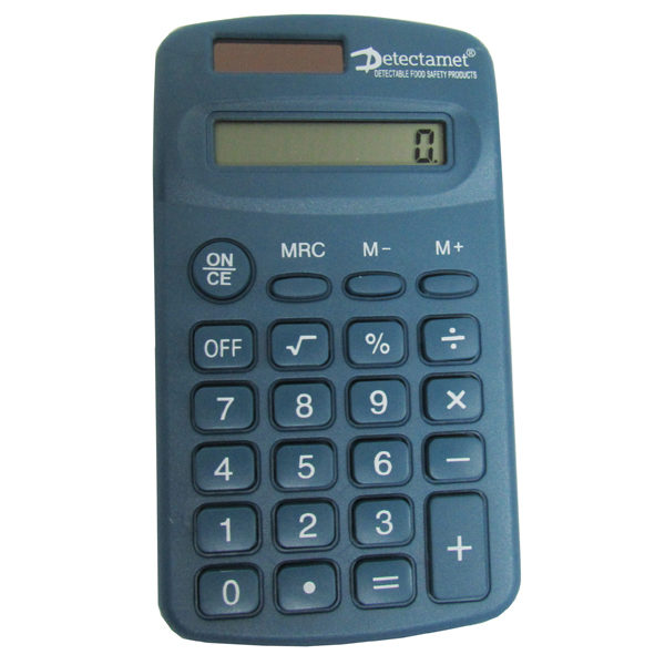 Fully Detectable Handheld Calculator Blue