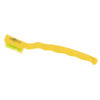 7" Detail Brush, Medium Stiff Bristles - Yellow