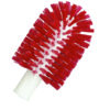 3 3/4" Diameter Tube Brush, Medium Stiff Bristles - Red