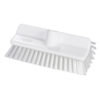 10" High-Low Brush, Medium Stiff Bristles - White