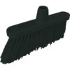 10" Angle Broom, Medium Stiff Bristles - Black