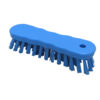 7" Economy Hand Scrub, Stiff Bristles - Blue
