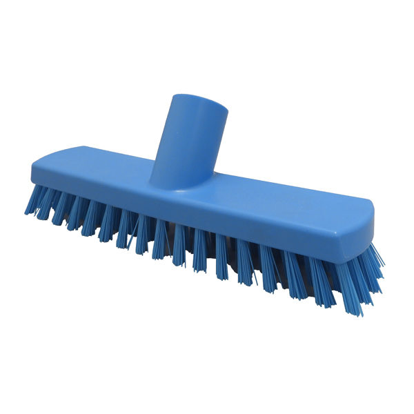 8" Economy Deck Scrub, Stiff Bristles