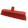 11" Economy Broom, Soft Bristles - Red