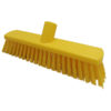 11" Economy Broom, Stiff Bristles - Yellow