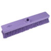 18" Floor Broom, Medium Stiff Bristles - Purple