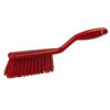 12" Bench Brush, Stiff Bristles - Red
