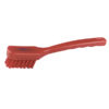 10" Utility and Sink Brush, Medium Stiff Bristles - Red