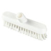 9" Scrub Brush, Stiff Bristles - White