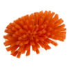 8.5" Kettle Brush, Stiff Bristles - Orange