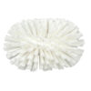 8.5" Kettle Brush, Stiff Bristles - White