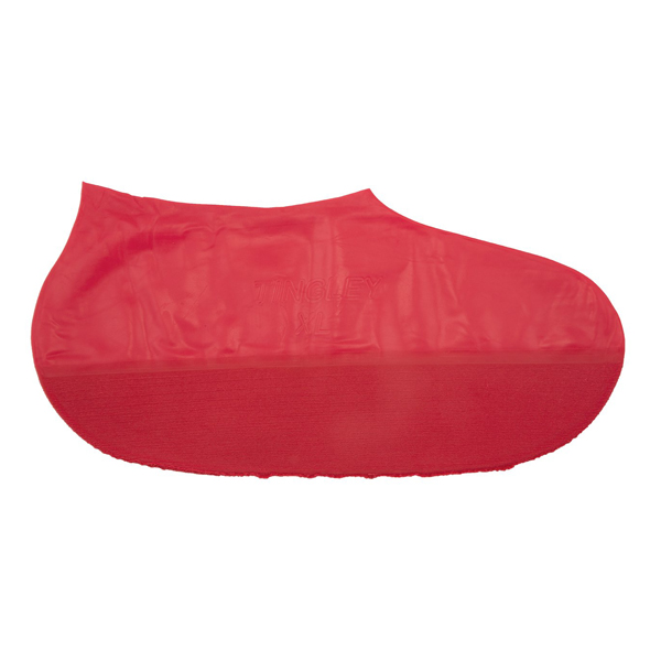 Red boot covers store