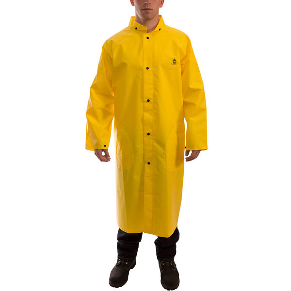 Yellow Durascrim Long Coat NO Hood