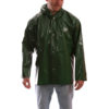 Green Iron Eagle Jacket with Attached Hood