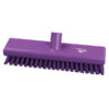 12" Antimicrobial & Resin-Set DRS Scrub Brush, Stiff Bristles - Purple
