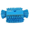 8.5" Antimicrobial & Resin-Set DRS Kettle Brush, Stiff Bristles - Blue