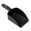 22 oz Antimicrobial Plastic Scoop (Pack of 6) - Black