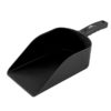 92 oz Antimicrobial Plastic Scoop (Pack of 6) - Black