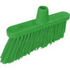 12" Resin-Set DRS Angle Broom, Medium Stiff Bristles - Green