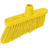 12" Resin-Set DRS Angle Broom, Medium Stiff Bristles - Yellow