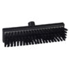 12" Resin-Set DRS Scrub Brush, Stiff Bristles - Black