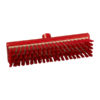 12" Resin-Set DRS Scrub Brush, Stiff Bristles - Red