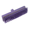 12" Resin-Set DRS Scrub Brush, Stiff Bristles - Purple