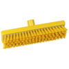 12" Resin-Set DRS Scrub Brush, Stiff Bristles - Yellow