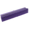 18" Resin-Set DRS Floor Broom, Medium Stiff Bristles - Purple